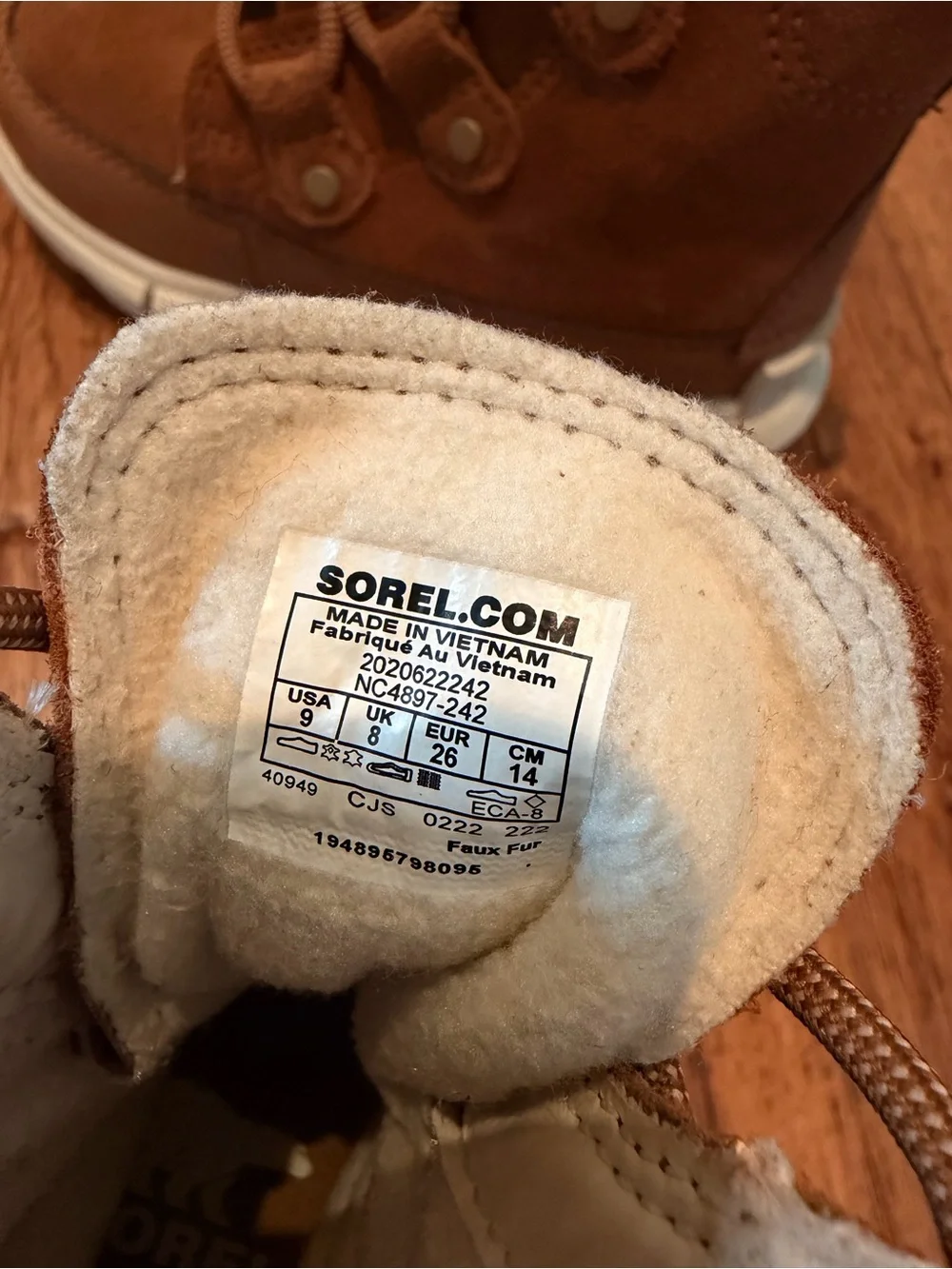 Kids Brown Suede Lace-Up Winter Boots